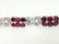 492: Platinum Burma Ruby & Diamond Bracelet - 5