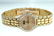 391: Juvenia 18K Yellow Gold, Diamond & Ruby Watch.