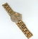 391: Juvenia 18K Yellow Gold, Diamond & Ruby Watch. - 2