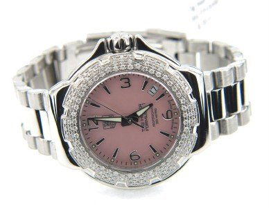 Tag Heuer WAC1216.BA0852 Formula 1Quartz Ladies Wa: Brand New Tag Heuer WAC1216.BA0852 Formula 1Quartz Ladies Watch With Box The total watch's weight is 97 grams. The total weight of diamond: 0.80 cts. H color VS clarity The size of watch head: 32 x 35