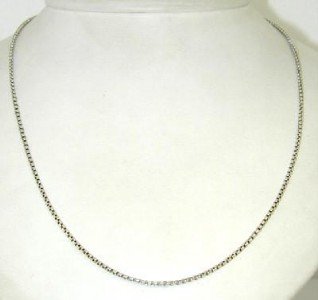 David Yurman Silver Necklace: David Yurman Silver Necklace.The total weight of Necklace is 6.5 grams.The necklace is 17.25" long.