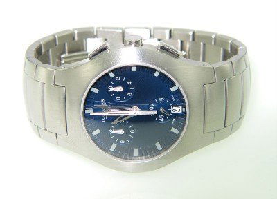 Longines DateJust Stainless Steel Chronograph Watch: Longines DateJust Stainless Steel Chronograph Watch.The total watch's weight is 133.5 grams.The measurements of watch head is 28 x 37 mm and 7 mm thick.The length of watch: 6.25".swiss made.water resi