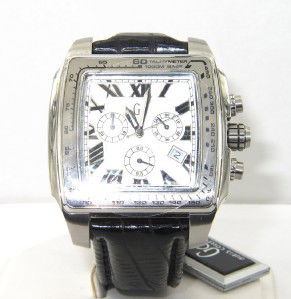 Guess Stainless Steel,Chronograph Men's Watch: Guess Stainless Steel, Chronograph, Tachymeter, Leather Strap Men's Watch.The total watch's weight is 138 grams.The measurements of the watch head is 39 x 45 mm and 11 mm in thick.The length of watch: