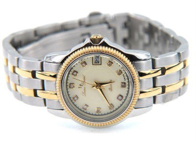 Lucien Piccard Stainless Steel Diamond Watch: Lucien Piccard Stainless Steel, Diamond, Sapphire Crystal Watch With Box The total watch's weight is 66.6 grams. The total weight of diamond: 0.22 cts. I color SI clarity The measurements of the watch