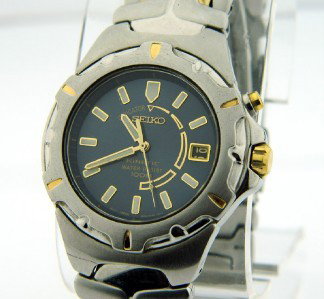 Seiko DateJust Stainless Steel Watch: Seiko DateJust Stainless Steel Watch.The total watch's weight is 150.3 grams.The size of watch head: 36 x 39 mm and 7 mm thick.The length of the watch is 8".Water Resistant.Chain is 20 mm wide
