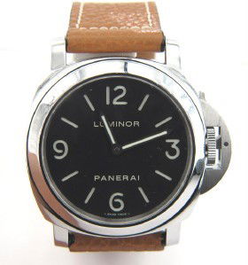 Officine Panerai Luminor Stainless Steel Skeleton: Officine Panerai Luminor Stainless Steel Skeleton Brown Leather Strap Mens Watch With Extra Rubber Strap ( Model PAM 00176 ).The total watch's weight is 125.1 grams.The measurements of watch head is 4