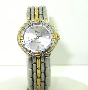 Movado 2-Tone Stainless Stee DateJustl Watch: Movado 2-Tone Stainless Steel DateJust Watch.The total watch's weight is 56.2 grams.The measurements of the watch head is 24 x 26 mm and 7 mm thick.The length of watch: 6.25".Swiss Made.Water Resistan