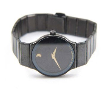 Movado Stainless Steel Watch: Movado Stainless Steel Watch The total watch's weight is 29 grams. The measurements of the watch head is 23 mm in diameter and 4 mm thick The length of watch: 6" Swiss Made Water Resistant Chain is 11