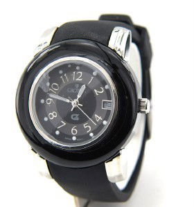 Croton Stainless Steel Rubber Strap Watch: Brand New Croton Stainless Steel, Rubber Strap Watch with Box.The total watch's weight is 75 grams.The measurements of the watch head is 38 mm in diameter and 12 mm in thick.Strap is 18 mm wide.The le