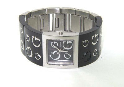 Guess Stainless Steel Watch: Guess Stainless Steel Watch With Extra Link.The total watch's weight is 82.2 grams.The measurements of the watch head is 19 x 25 mm and 7 mm in thick.The length of watch: 7".Chain is 24 mm wide.Water