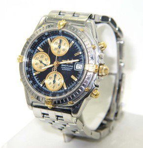 Breitling Automatic Chronograph Mens Wristwatch: Breitling Automatic Chronograph Mens Wristwatch The total watch's weight is 158.7 grams The measurements of watch head is 31 x 39 mm and 13 mm thick. The length of watch: 7.75" Case Type: Stainless st