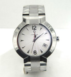 Concord Stainless Steel DateJust Watch: Concord Stainless Steel DateJust Mens Watch.The total watch's weight is 124.6 grams.The measurements of watch head is 37 x 27 mm and 8 mm thick.The length of watch: 8.25 ".water Resistant.swiss made.C