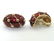 326: Schlumberger Tiffany & Co 18K Gold Enamel Earrings - 4