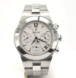 Concord Mariner Chronograph Stainless St: Brand New Concord Mariner Stainless Steel Chronograph, Sapphire Crystal , Date, Skeleton Watch Watch's Weight: 173.6 grams. The measurements of watch head: 37 x 37 mm and 13mm in thickness The length 