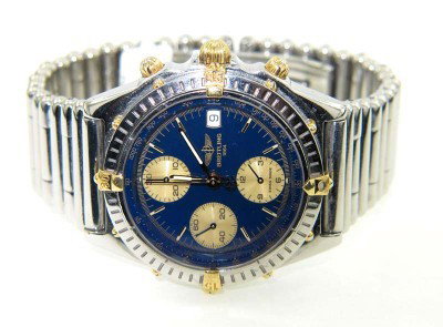 Breitling Chronograph Date Just Mens Wristwatch: Breitling Chronograph Date Just Mens Wristwatch The total watch's weight is 163.5 grams. The measurements of watch head is 31 x 38 mm and 13 mm thick The length of watch: 7.5" Case Type: Stainless ste