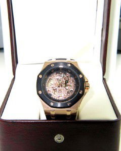 Lucien Piccard Stainless Steel, Rubber Strap Watch: Lucien Piccard Stainless Steel, Skeleton, Rubber Strap Men's Automatic Watch With Box.The total watch's weight is 121.6 grams.The measurements of the watch head is 32 x 32 mm and 11 mm in thick.The le