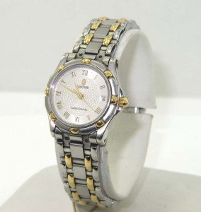 Concord Two-Toned Stainless Steel Watch: Concord Two-Toned Stainless Steel Date Just Watch.The total watch's weight is 52.6 grams.The measurements of watch head is22 x 24 mm and 6 mm thick.The length of watch: 8".water Resistant.swiss made.C