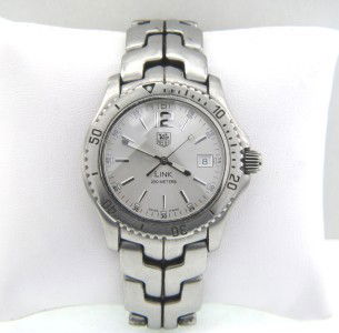 Tag Heuer Stainless Steel Professional D: Tag Heuer LINK Stainless Steel, Big Phase Date Just Watch.The total watch's weight is 167.6 grams.The size of watch head: 41 x 41 mm and 13 mm thick.The length of the watch is 9.25".Swiss Made.Water R