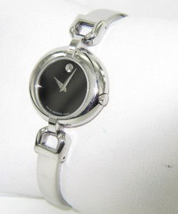 Movado Stainless Steel Watch: Movado Stainless Steel Watch The total watch's weight is 38.3 grams The measurements of the watch head is 25 x 25 mm and 5 mm thick The length of watch: 6.25" Swiss Made Water Resistant Chain