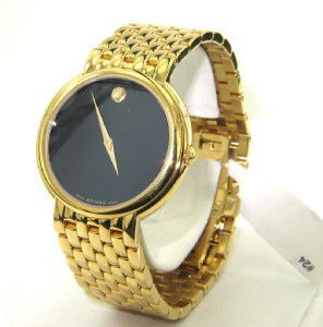 Movado Stainless Steel Quartz Watch: Movado Stainless Steel Sapphire Crystal Watch The total watch's weight is 105.7 grams. The measurements of the watch head is 38 mm in diameter and 6 mm thick The length of watch: 9. Swiss Made Wa