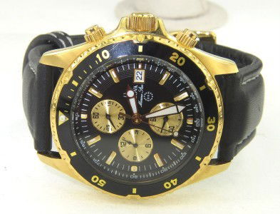 Bulova Stainless Steel Chronograph Leather Strap W: Bulova Stainless Steel Chronograph Date Just Leather Strap Watch The total watch's weight is 79.8 grams. The measurements of watch head is 39 x 39 mm and 11 mm thick. The length of watch: 9.5". Water