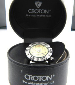 Croton Stainless Steel Automatic Skeleton Watch: Croton Stainless Steel Automatic Skeleton Date Just Watch The total watch's weight is 245.7 grams The measurements of the watch head is 29 x 29 mm in diameter and 13 mm in thick. chain is 22 mm wide. 