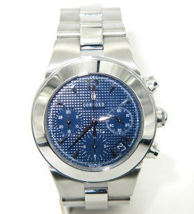 Concord Mariner Chronograph Stainless Steel Watch: Brand New Concord Mariner Stainless Steel Chronograph, Sapphire Crystal , Date, Skeleton Watch.Watch's Weight: 175.8 grams.The measurements of watch head: 37 x 37 mm and 13mm in thickness.The length o