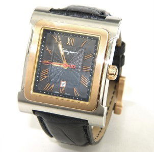 Salvatore Ferragamo Stainless Steel Leather Strap: Salvatore Ferragamo Stainless Steel Date Just Leather Strap Quartz Watch The total watch's weight is 73.1 grams. The measurements of the watch head is 32 x 30 mm and 7 mm in thick. The length of watch