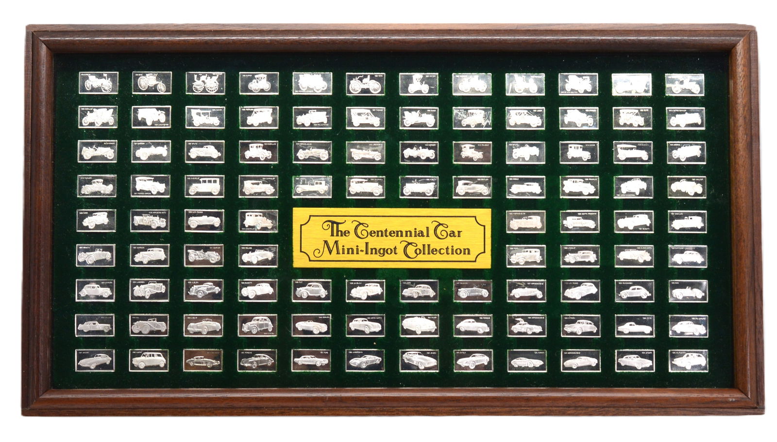 Sterling Mini Ingot Centennial Car Collection 5oz Total Weight (1 of 7)