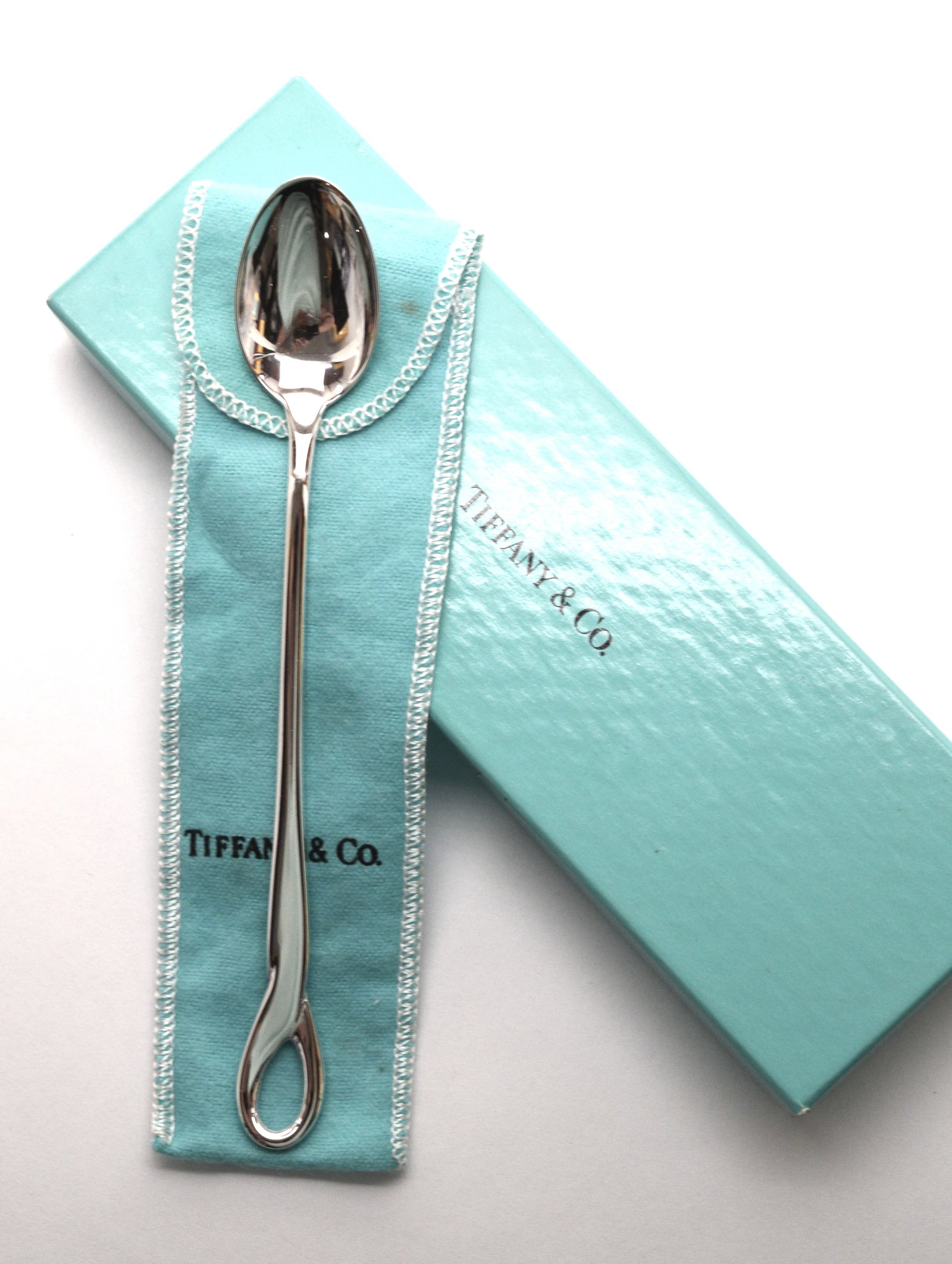 Tiffany & Co. Elsa Peretti Padova Sterling Silver Baby Spoon w Pouch (1 of 6)