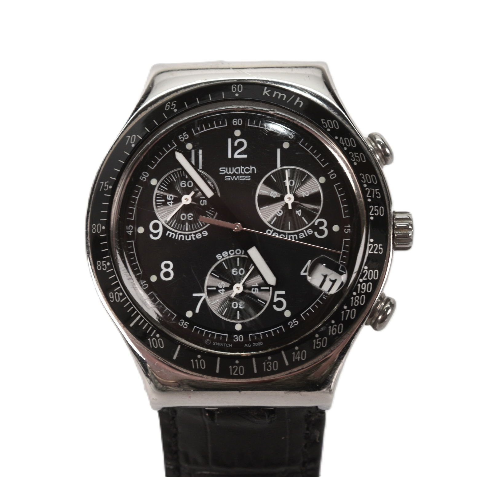 Swatch Irony Chrono Unisex Watch Stainless Steel (1 of 8)