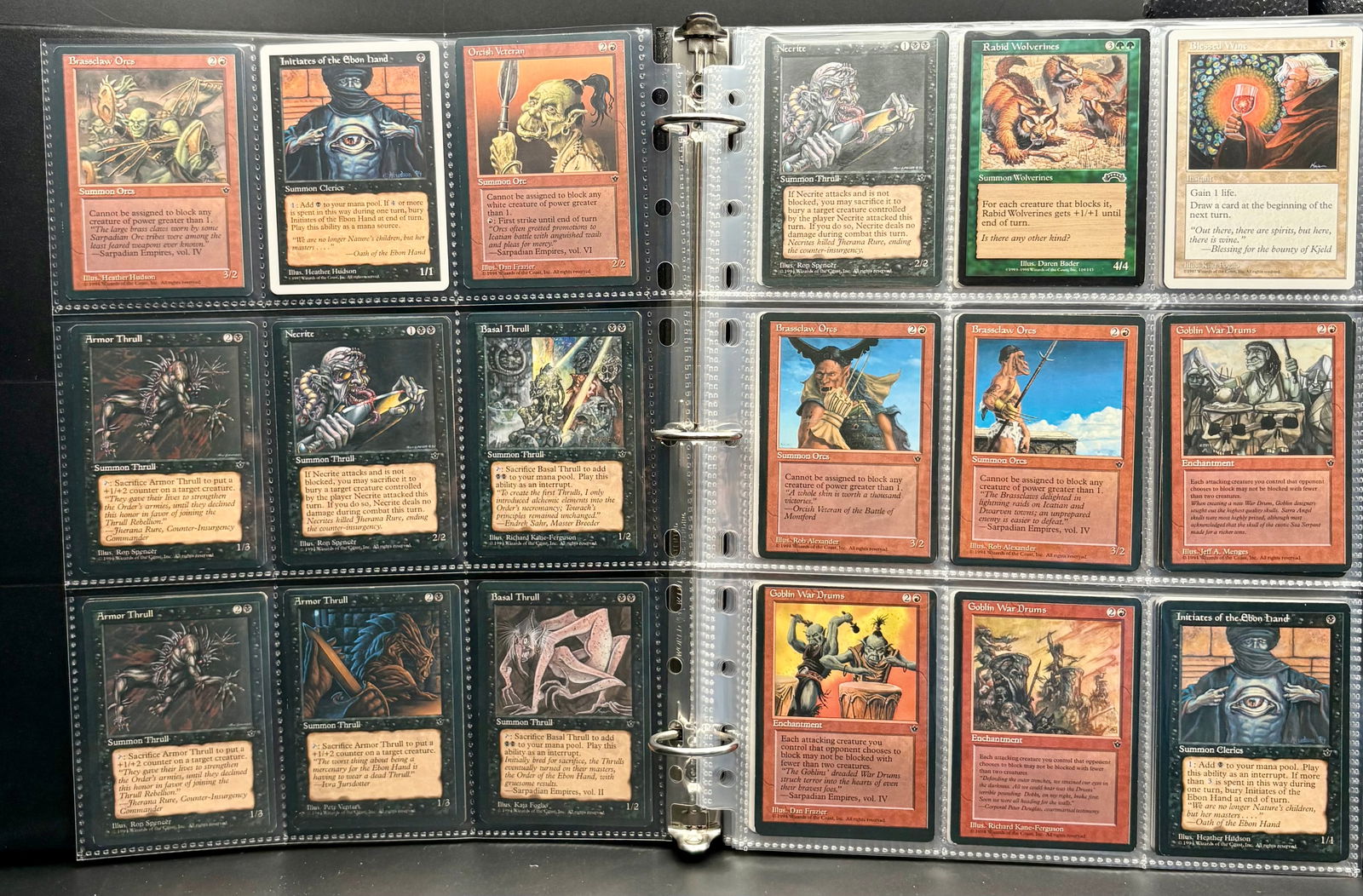 1990s Magic The Gathering Cards Binder (1 of 7)