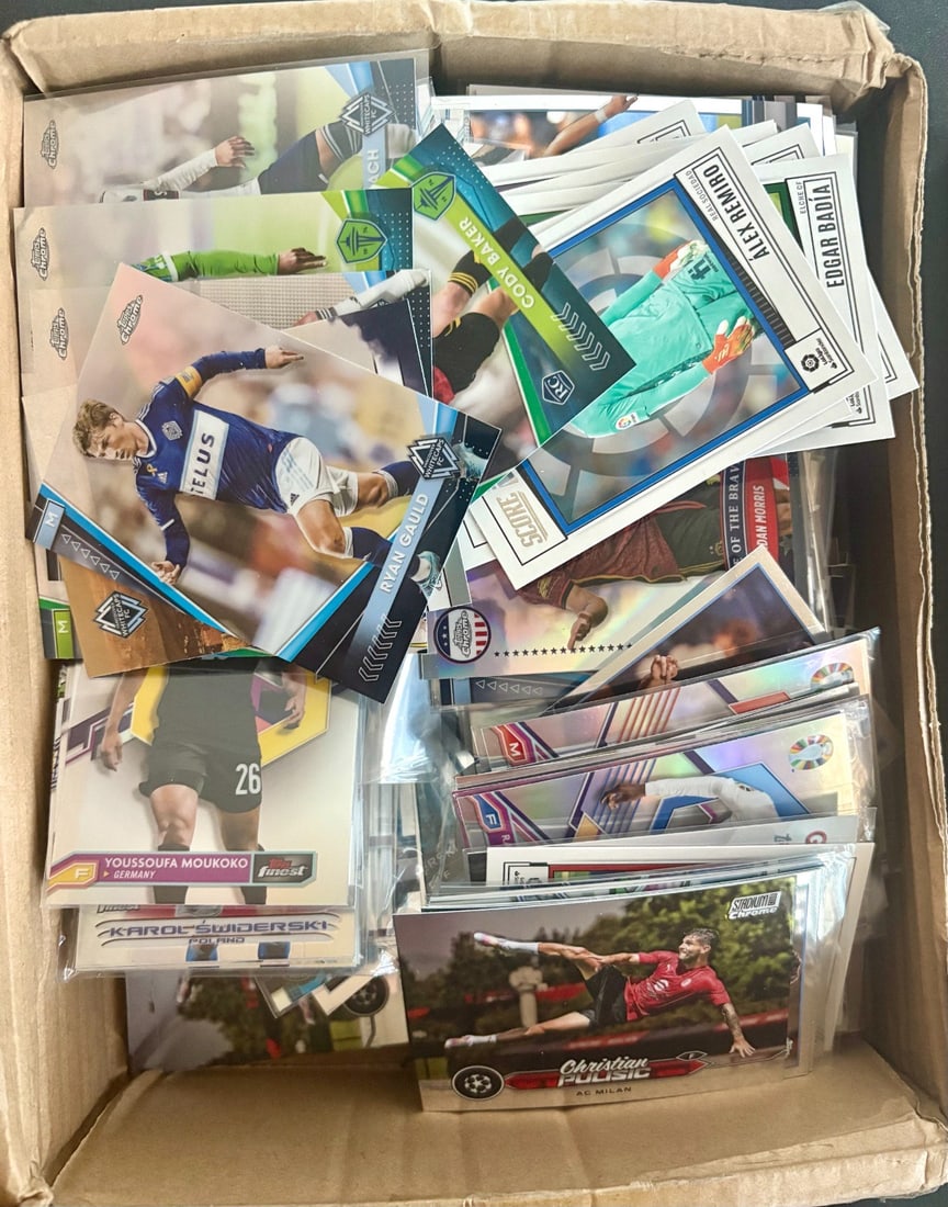Box Of Rookies,inserts And More Soccer Cards: Box of unsorted rookies, inserts and more Soccer cards