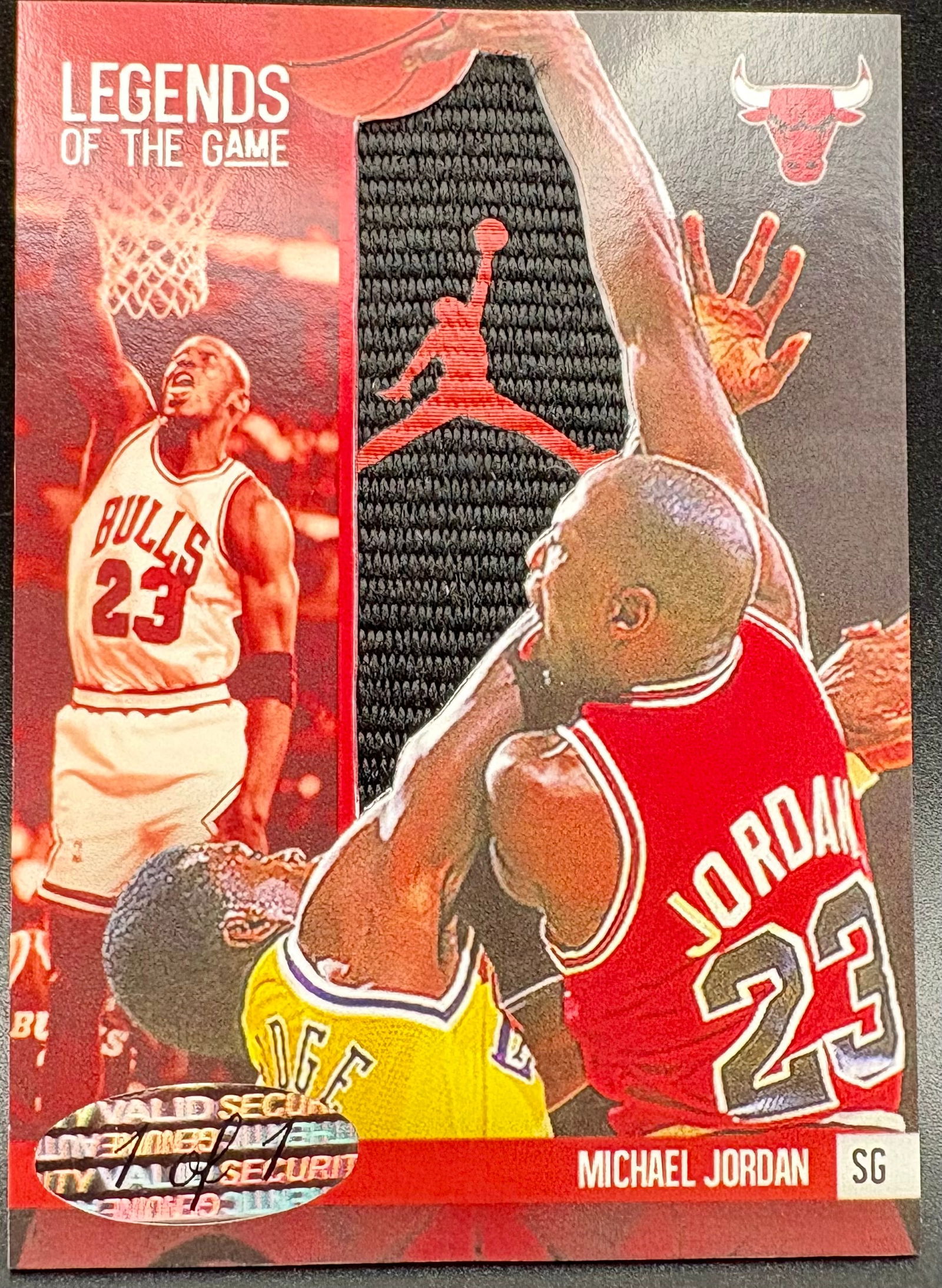 Michael Jordan Patch Card “Legends of the Game” 1/1 (1 of 2)