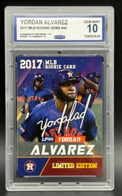 Yordan Alvarez Card – 2017 MLB Rookie