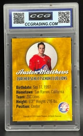 Auston Matthews Card