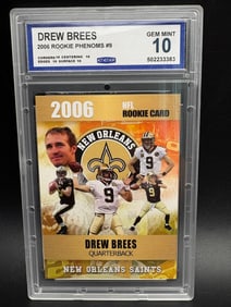 Drew Brees Card – 2006 Rookie Phenoms #9
