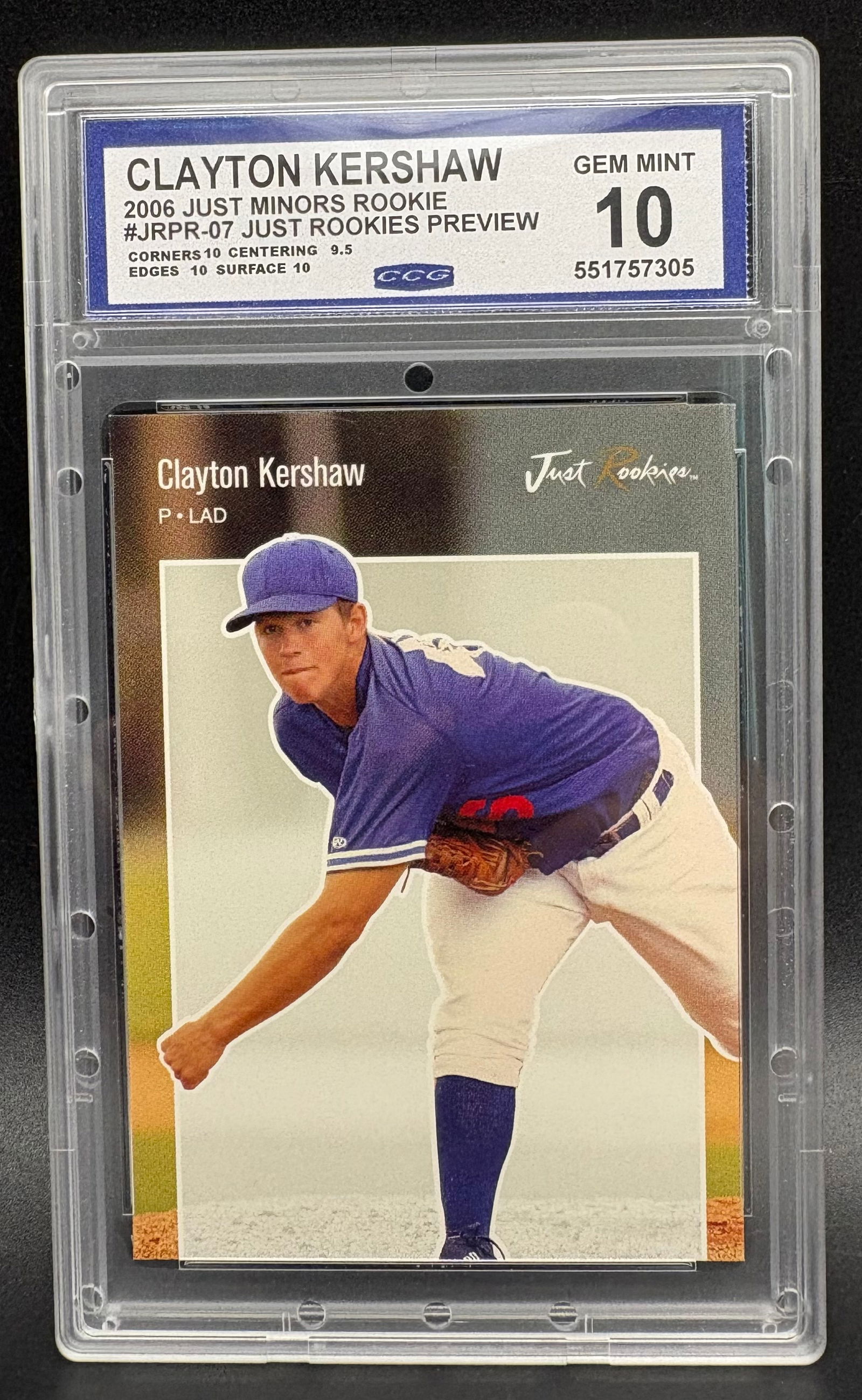 Clayton Kershaw Card – 2006 (1 of 2)