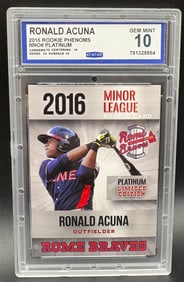 Ronald Acuña Card – 2016