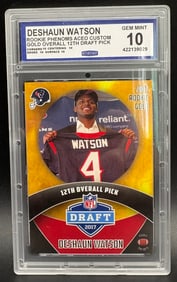 card featuring quarterback Deshaun Watson