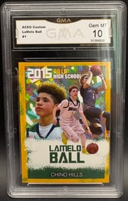 card of point guard LaMelo Ball