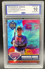 card featuring rising star Roderick Arias