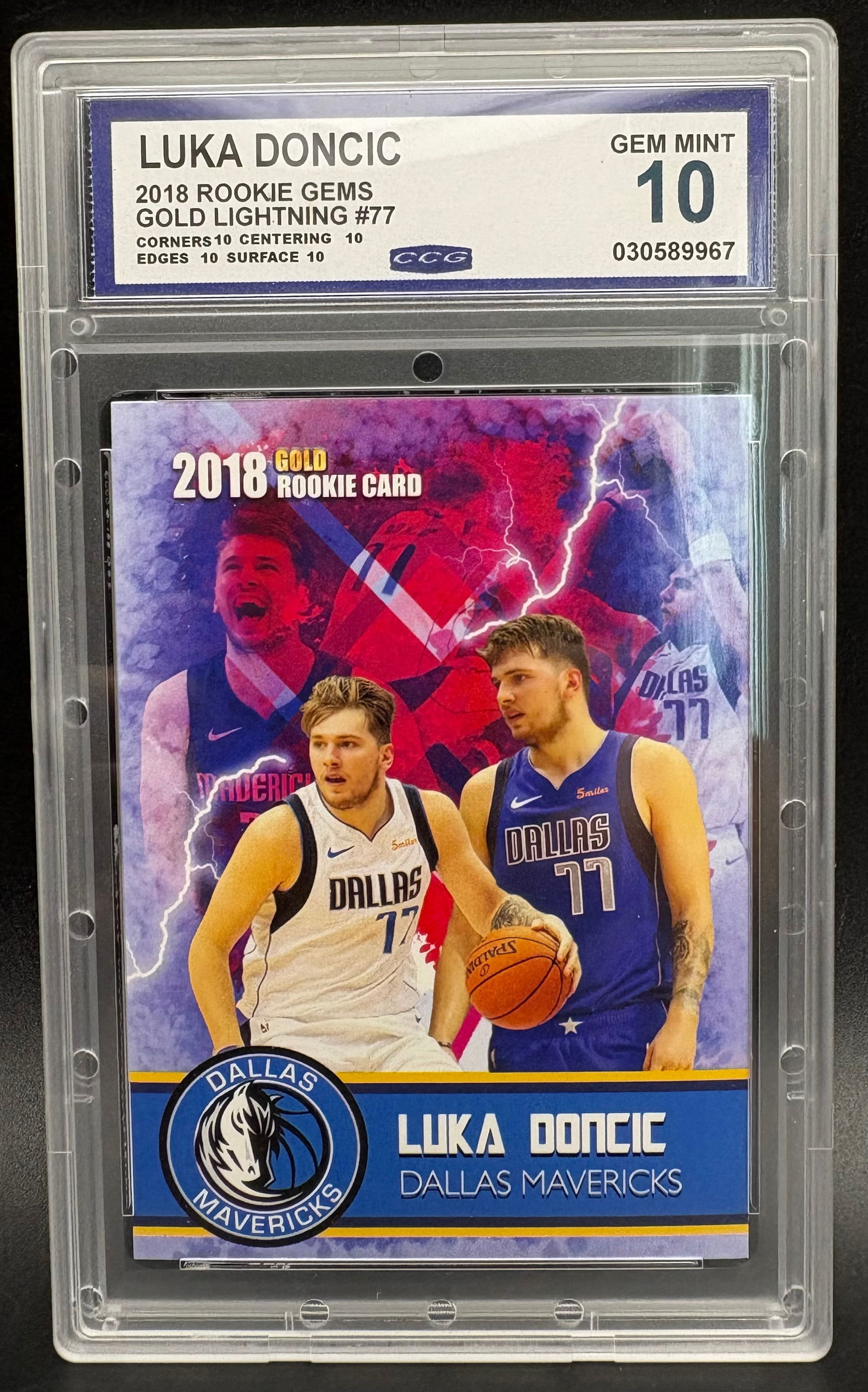 Luka Doncic from the 2018 Rookie Gems (1 of 2)