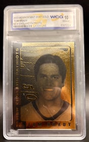 Tom Brady 2003 Merrick Mint 23KT Gold