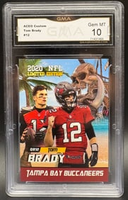 Tom Brady 2020 NFL Limited Edition Custom Card – GEM MINT 10