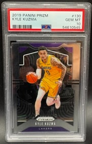 Kyle Kuzma 2019 Panini Prizm #130 – GEM MINT 10 – PSA Graded Sport: