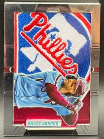 Bryce Harper Patch Mosaic Card – Philadelphia Phillies Embroidered Logo