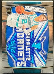 LaMelo Ball Patch Card – Charlotte Hornets Embroidered Logo