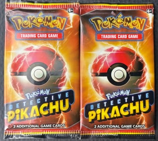 2x Detective Pikachu Booster Packs – Sealed