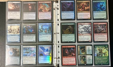 Magic the Gathering binder collection